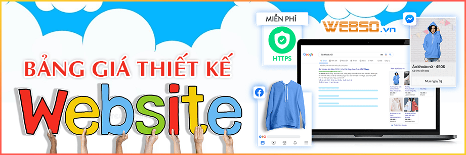 Bảng giá thiết kế website