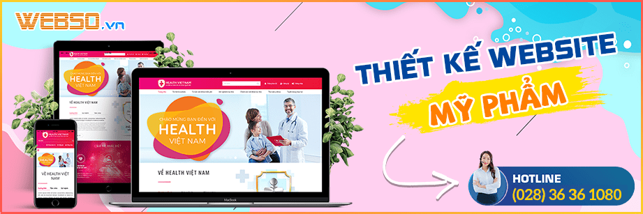 Dịch vụ Thiết kế website mỹ phẩm