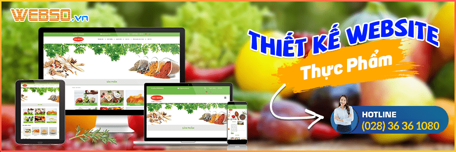 Thiết kế Website Thực Phẩm Thiết kế Website Thực Phẩm